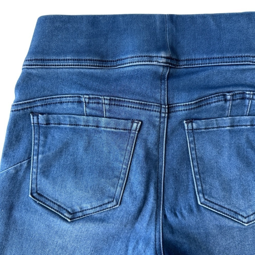 RICKI'S BLUE DENIM STYLE STRETCHY SKINNY LEGGINGS WOMENS SIZE XS - Picture 12 of 16